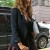 Джессика Альба покидает отель в Нью-Йорке