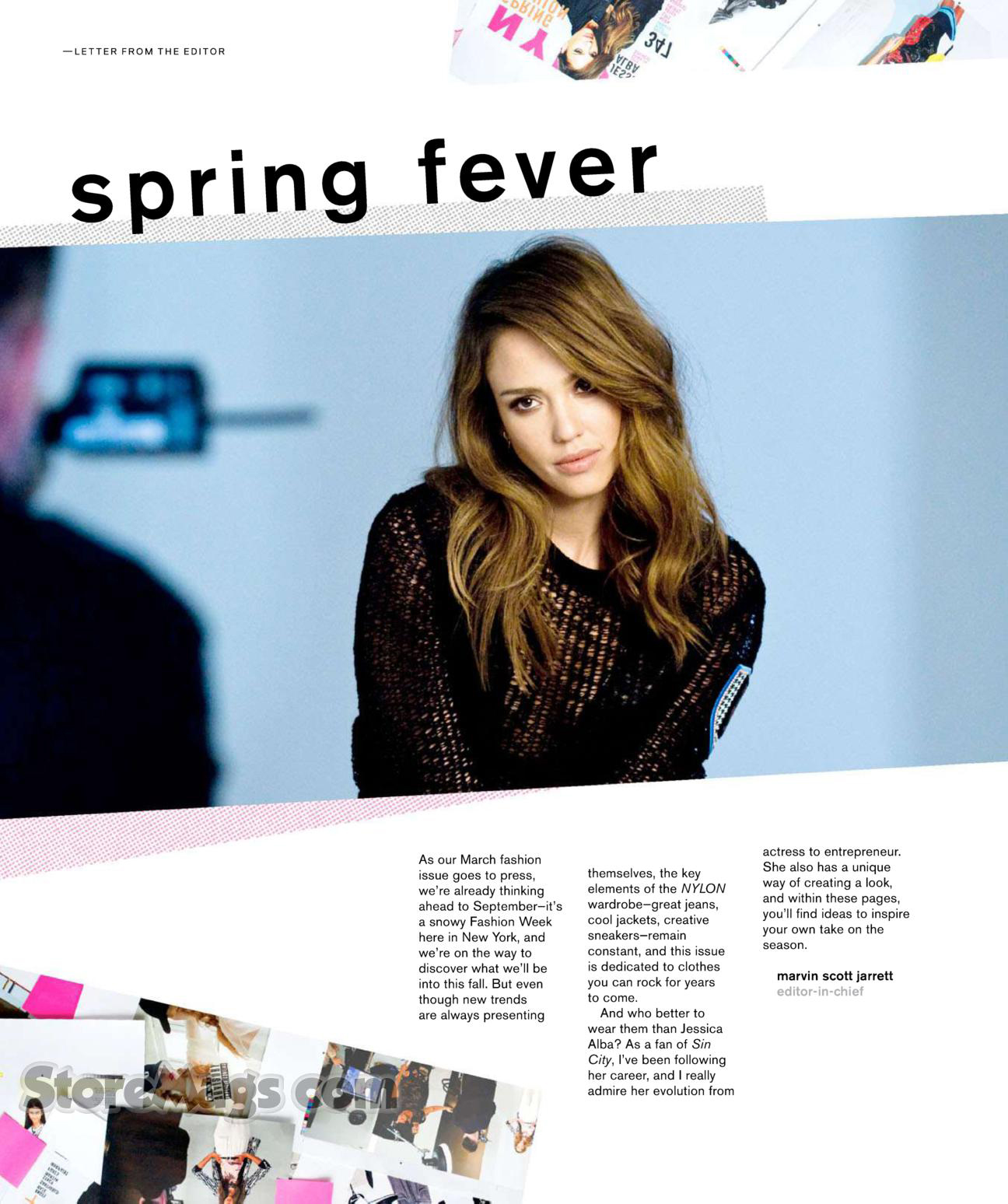 Джессика Альба. Джессика Альба в журнале "Nylon" (США, март) 