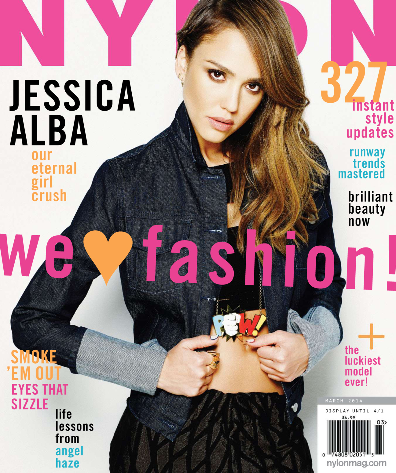 Джессика Альба. Джессика Альба в журнале "Nylon" (США, март) 