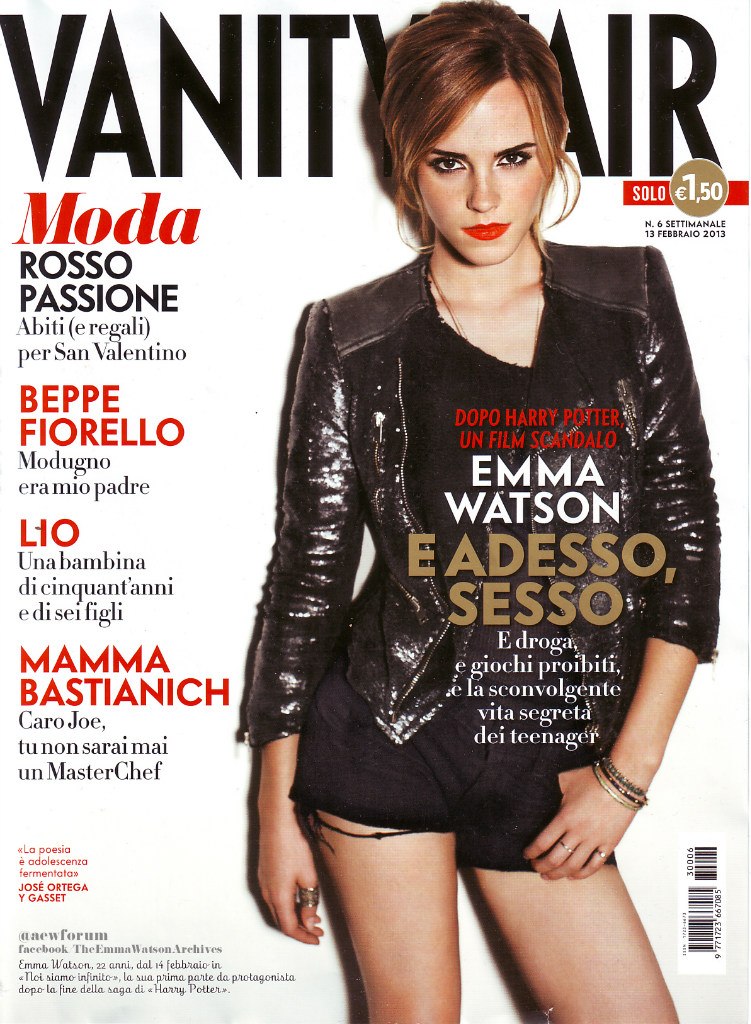 Эмма Уотсон. Еще одно "расширенное" фото для Lancome + сканы из Vanity Fair Italia (February 2013) полностью