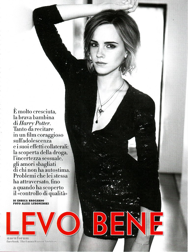 Эмма Уотсон. Еще одно "расширенное" фото для Lancome + сканы из Vanity Fair Italia (February 2013) полностью