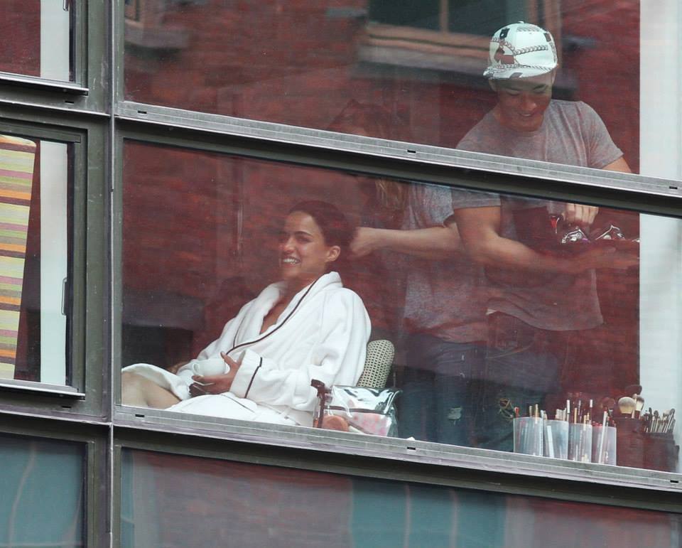 Мишель Родригес. Michelle Rodriguez at Beauty Shop of Hotel in NYC 