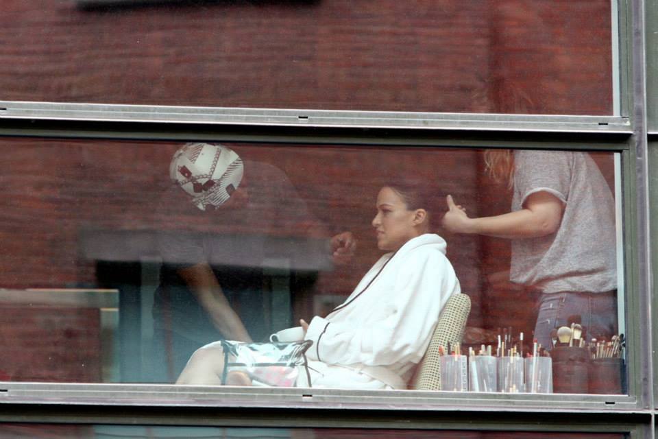 Мишель Родригес. Michelle Rodriguez at Beauty Shop of Hotel in NYC 