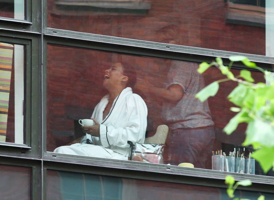 Мишель Родригес. Michelle Rodriguez at Beauty Shop of Hotel in NYC 