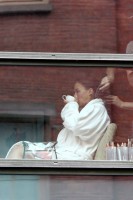 Мишель Родригес. Michelle Rodriguez at Beauty Shop of Hotel in NYC 