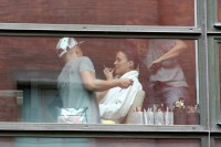 Мишель Родригес. Michelle Rodriguez at Beauty Shop of Hotel in NYC 
