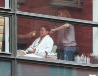 Мишель Родригес. Michelle Rodriguez at Beauty Shop of Hotel in NYC 