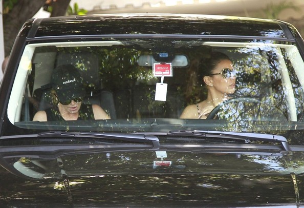 Ева Лонгория. Ева Лонгория и Мелани Гриффит в Шато Мармон, Западный Голливуд. 