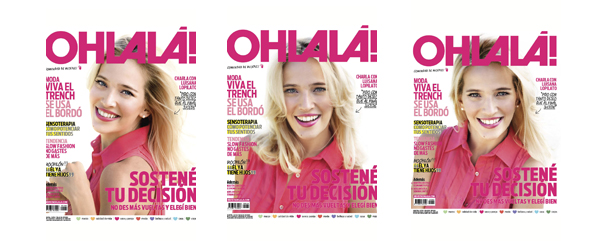 Луисана Лопилато. Backstage-фото со съемок для журнала "Luz" и варианты обложки журнала "OHLALA!"