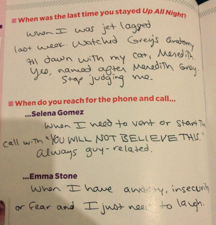 Селена Гомез. Упоминание Тейлор Свифт о Селене в журнале "We Pop Love"