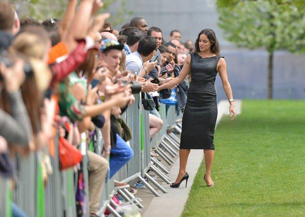 Мишель Родригес. Michelle Rodriguez promoting 'Fast & Furious 6' 