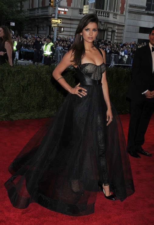 Нина Добрев. "PUNK: Chaos To Couture" Costume Institute Gala