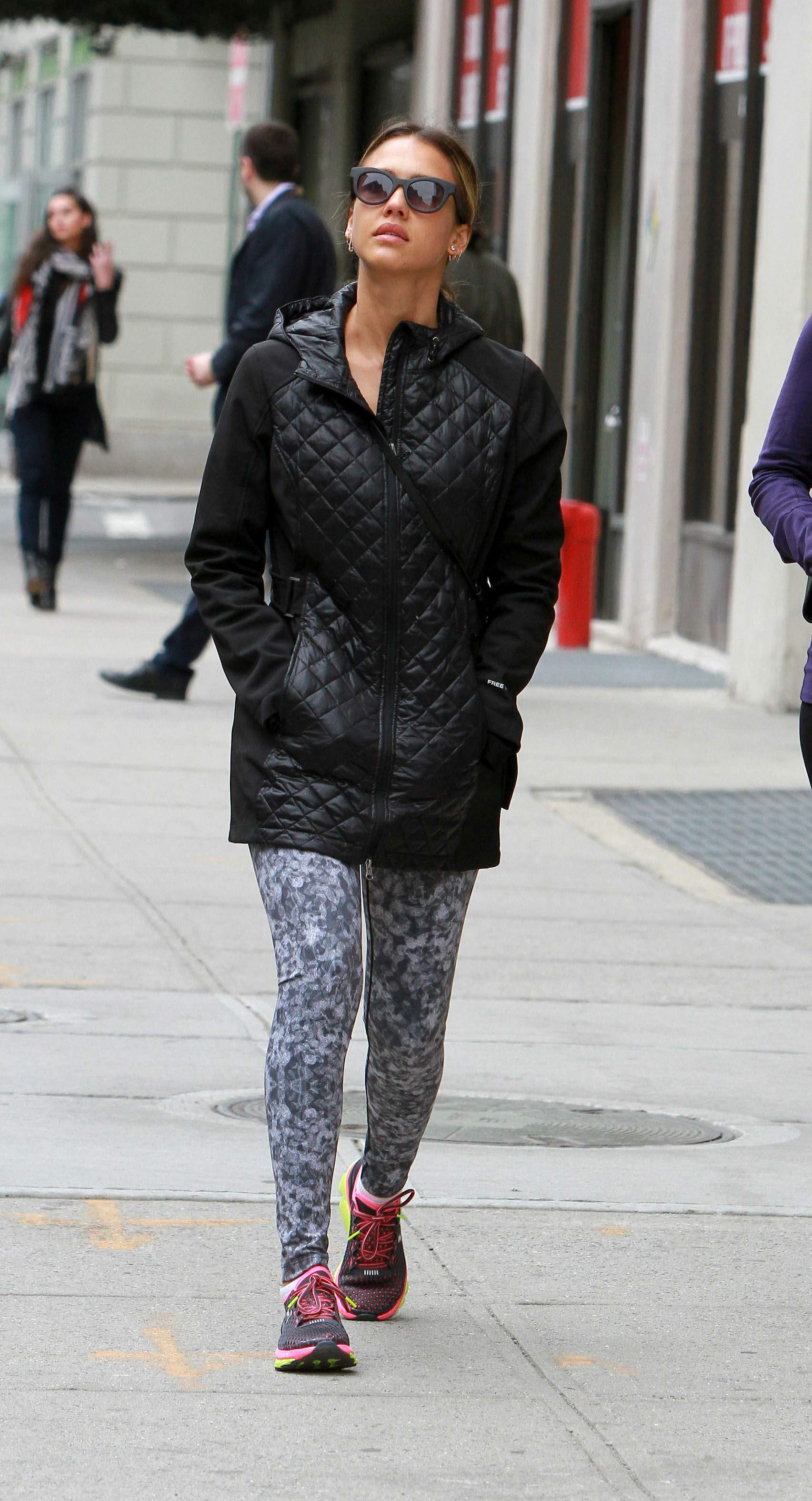 Джессика Альба. Джессика Альба в Нью-Йорке