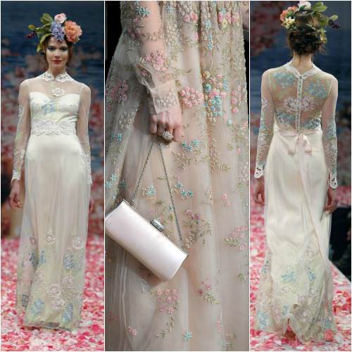 Зоуи Дешанель. Настала весна: Цветочные свадебные платья вдохновленные Зоуи Дешанель.