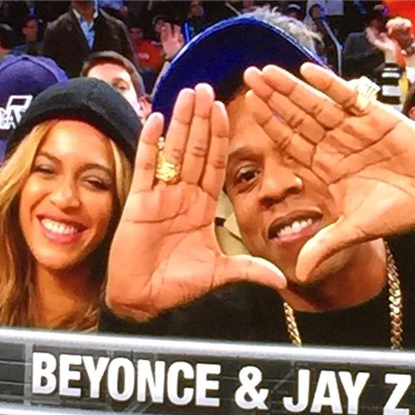 Бейонсе Ноулз. #Jayonce на баскетбольной игре «NBA All Star»