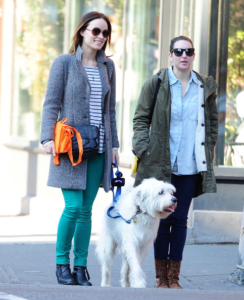 Оливия Уайлд. Оливия во время прогулки по улицам Вест-Виллиджа