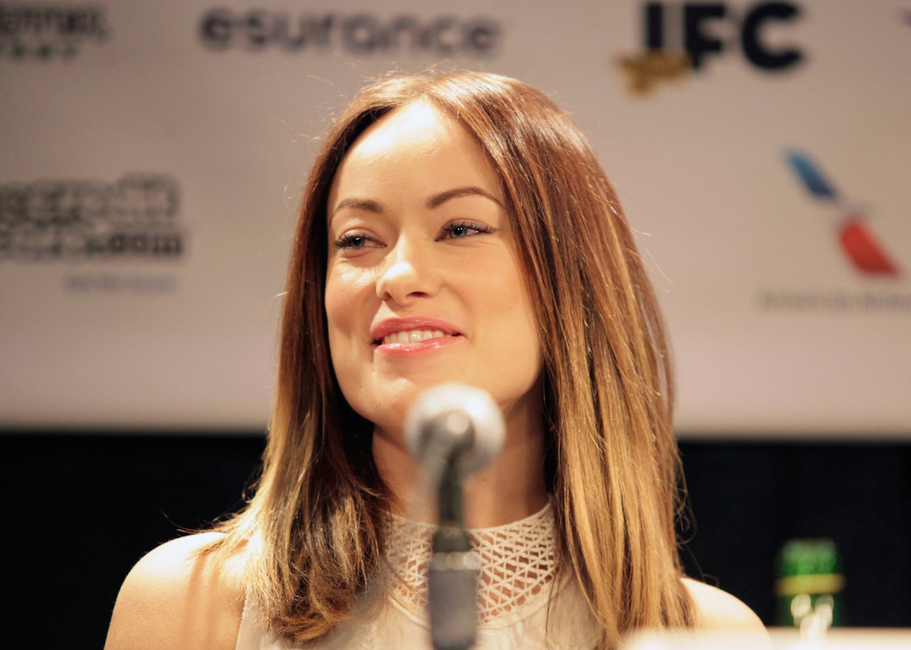 Оливия Уайлд. Пресс-конференция «New Grass Roots: Digital Age Movie Marketing Panel» прошедшая  в рамках кинофестиваля «SXSW»