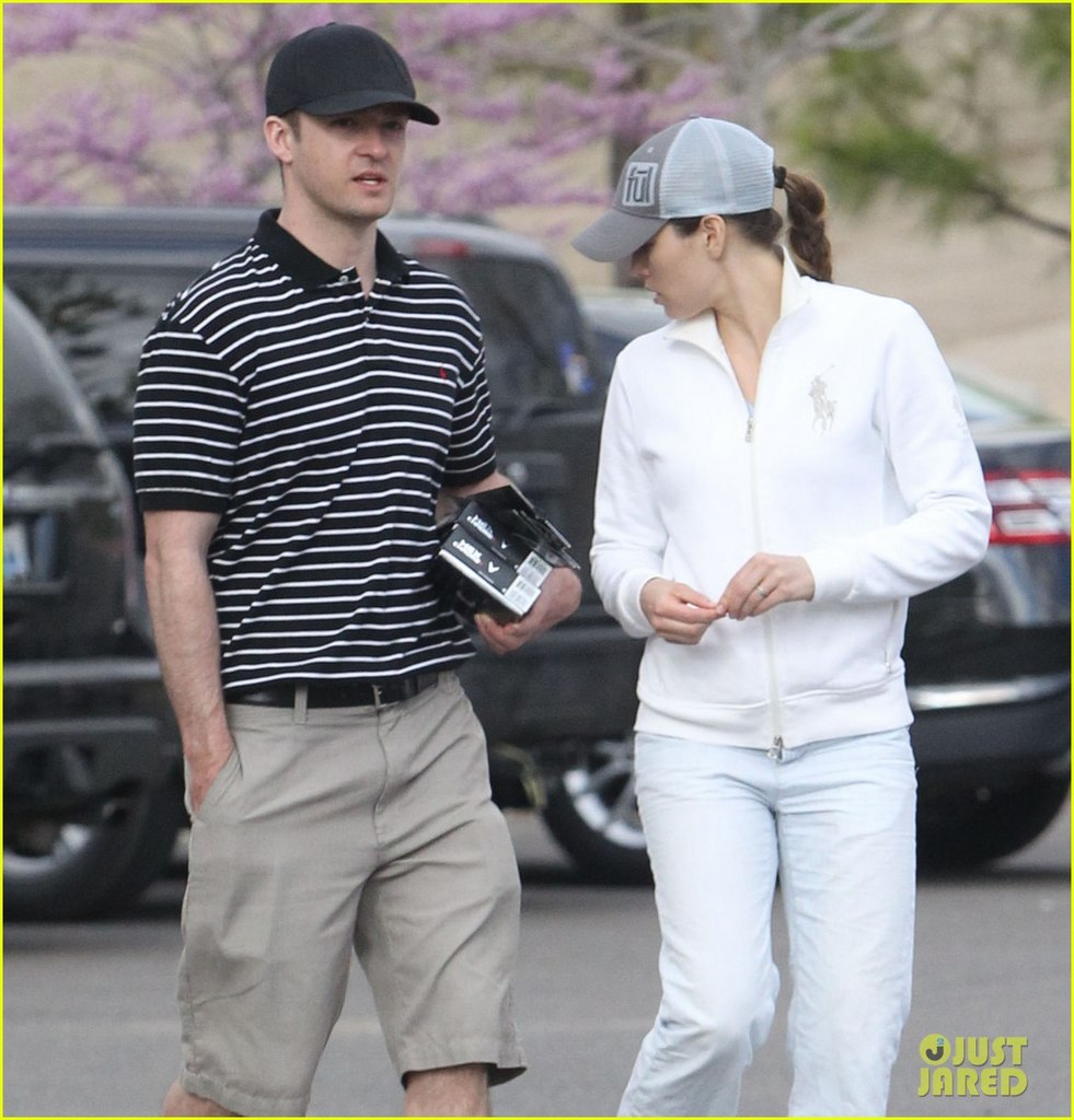 Джессика Бил. Джастин и Джессика на гольфе Mirimichi в воскресенье в Миллингтон, штат Теннеси.