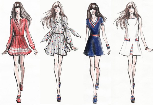 Зоуи Дешанель. Новое фото для эксклюзивной коллекции весна/лето 2014 для Tommy Hilfiger