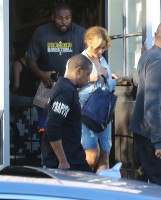 Бейонсе Ноулз. #Jayonce покидают ресторан «Gracias Madre» в Лос-Анджелесе
