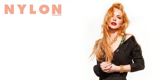 Линдси Лохан. Сканы из январьского номера журнала NYLON Nylon [Singapore] - January,фотосессия 2013 г