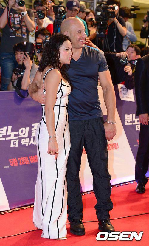 Мишель Родригес. Michelle Rodriguez at World Premiere Fast 6 in Korea