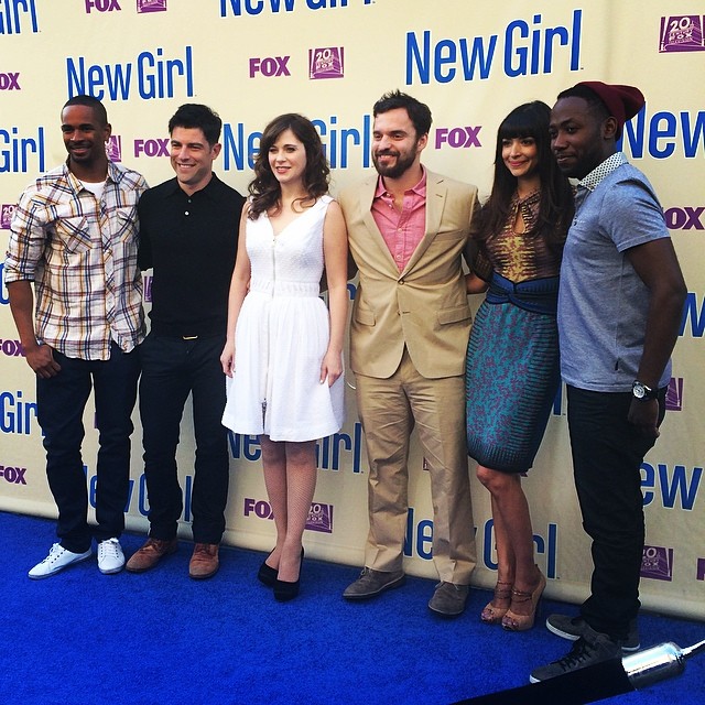 Зоуи Дешанель. 2014 FOX Upfronts - New Girl' Season 3 Finale Screening And Cast - 8 Мая, Лос-Анджелес