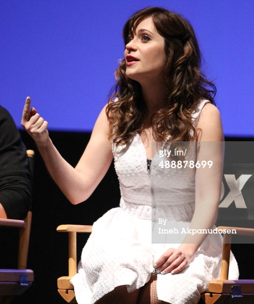 Зоуи Дешанель. 2014 FOX Upfronts - New Girl' Season 3 Finale Screening And Cast - 8 Мая, Лос-Анджелес