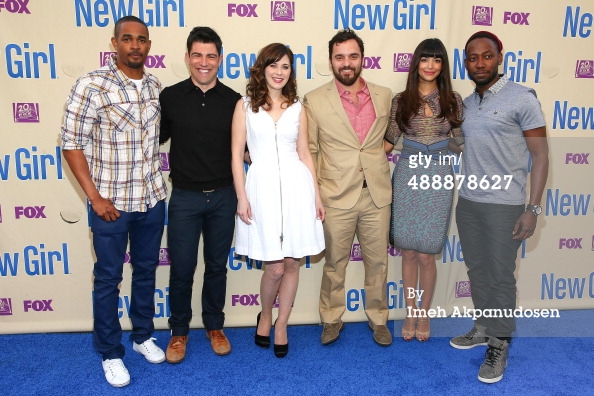 Зоуи Дешанель. 2014 FOX Upfronts - New Girl' Season 3 Finale Screening And Cast - 8 Мая, Лос-Анджелес