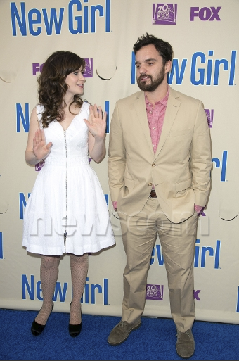 Зоуи Дешанель. 2014 FOX Upfronts - New Girl' Season 3 Finale Screening And Cast - 8 Мая, Лос-Анджелес