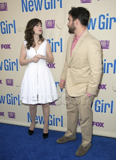 Зоуи Дешанель. 2014 FOX Upfronts - New Girl' Season 3 Finale Screening And Cast - 8 Мая, Лос-Анджелес