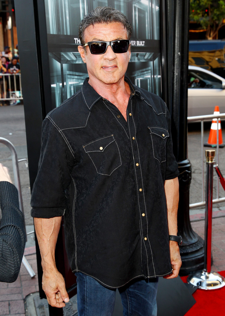 Сильвестр Сталлоне. Сильвестр Сталлоне и Арнольд Шварцнеггер посетили Comic-Con, где представили свой фильм "План побега".