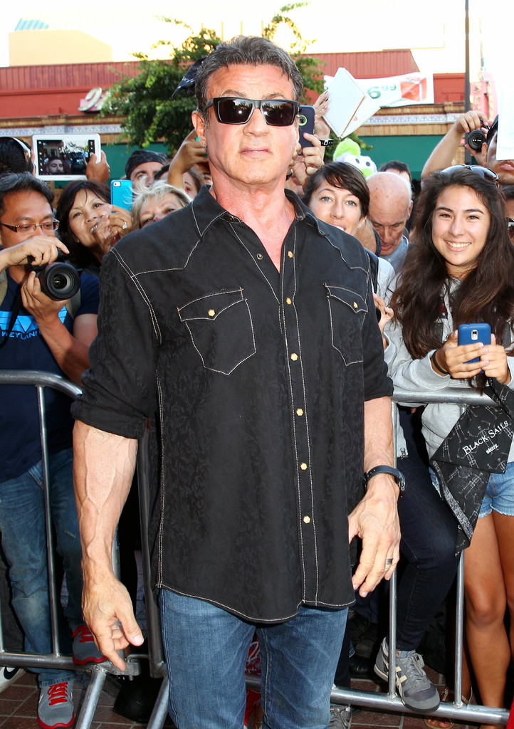 Сильвестр Сталлоне. Сильвестр Сталлоне и Арнольд Шварцнеггер посетили Comic-Con, где представили свой фильм "План побега".