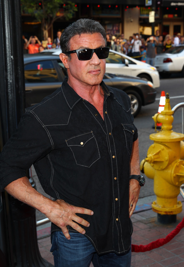 Сильвестр Сталлоне. Сильвестр Сталлоне и Арнольд Шварцнеггер посетили Comic-Con, где представили свой фильм "План побега".