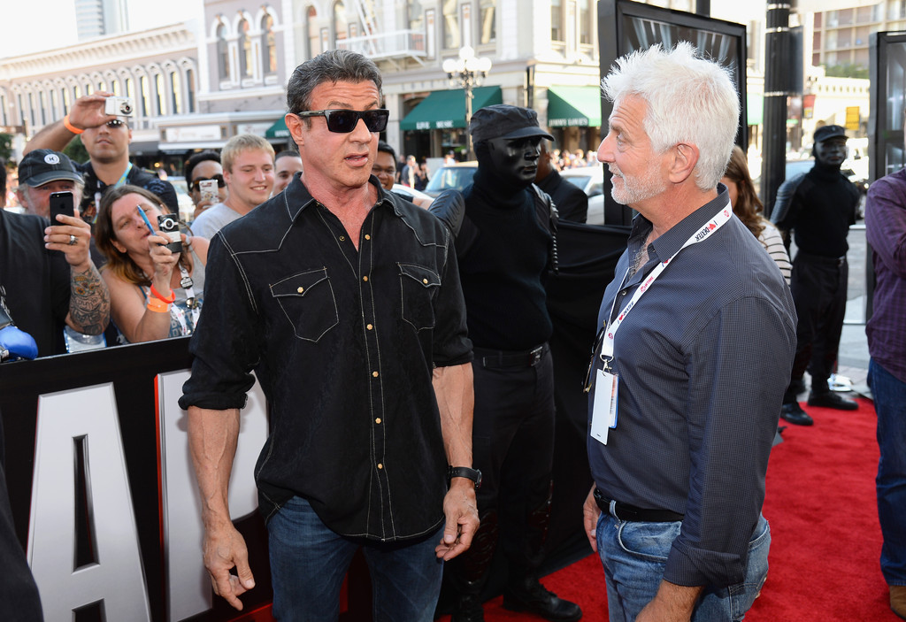 Сильвестр Сталлоне. Сильвестр Сталлоне и Арнольд Шварцнеггер посетили Comic-Con, где представили свой фильм "План побега".