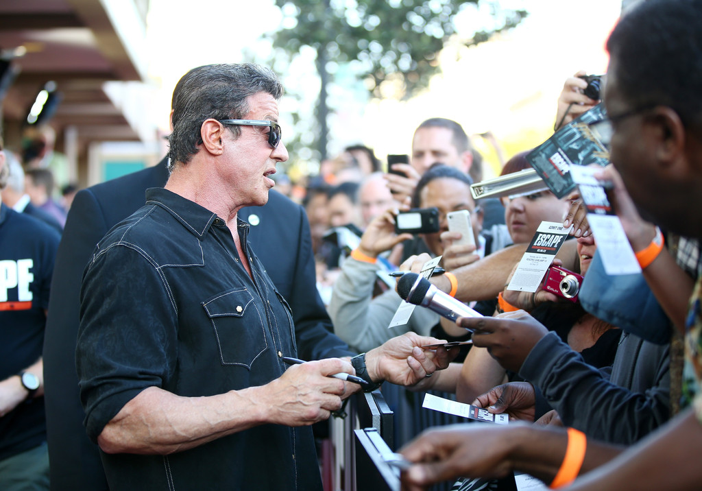 Сильвестр Сталлоне. Сильвестр Сталлоне и Арнольд Шварцнеггер посетили Comic-Con, где представили свой фильм "План побега".