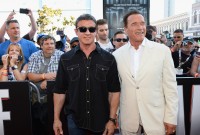 Сильвестр Сталлоне. Сильвестр Сталлоне и Арнольд Шварцнеггер посетили Comic-Con, где представили свой фильм "План побега".