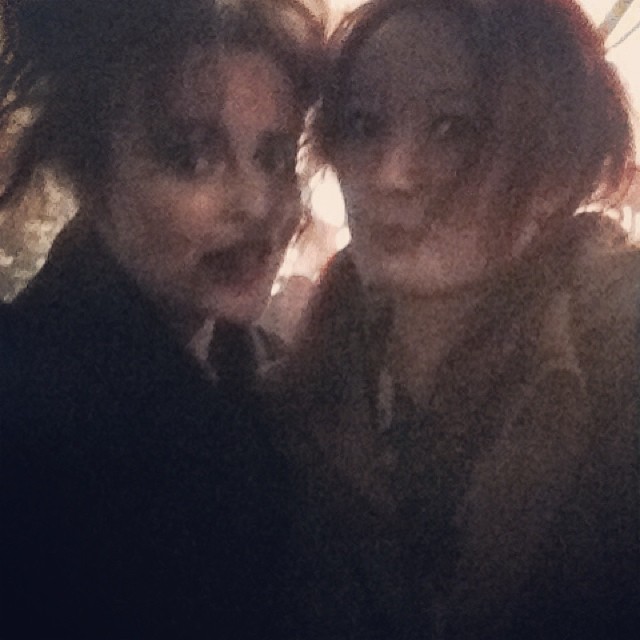 Хелена Бонэм Картер. Хелена и Билли на зажжении рождественских огней в Steele's Village в Хэмпстеде