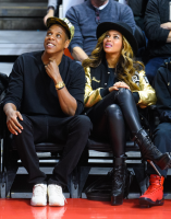 Бейонсе Ноулз. #Jayonce на баскетбольном матче «Cleveland Cavaliers vs Los Angeles Clippers» в «Staples Center», Лос Анджелес