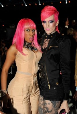 Ники Минаж. Ники Минаж и Джефри Стар на «MTV Video Music Awards» (2010 год).