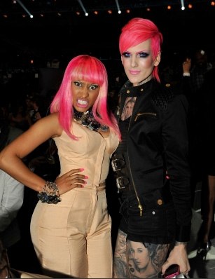 Ники Минаж. Ники Минаж и Джефри Стар на «MTV Video Music Awards» (2010 год).