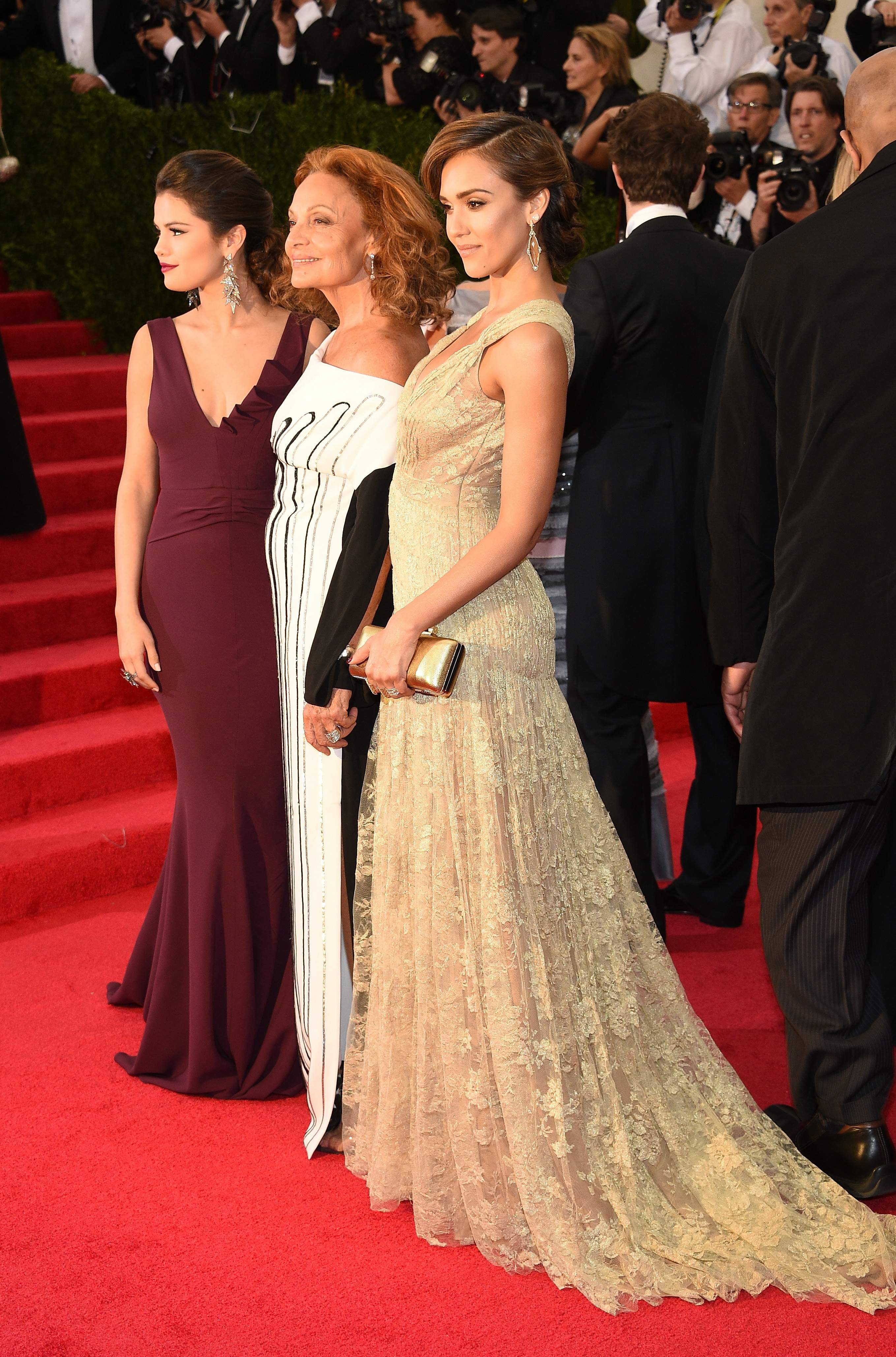 Джессика Альба. Met Gala 2014 в Нью-Йорке