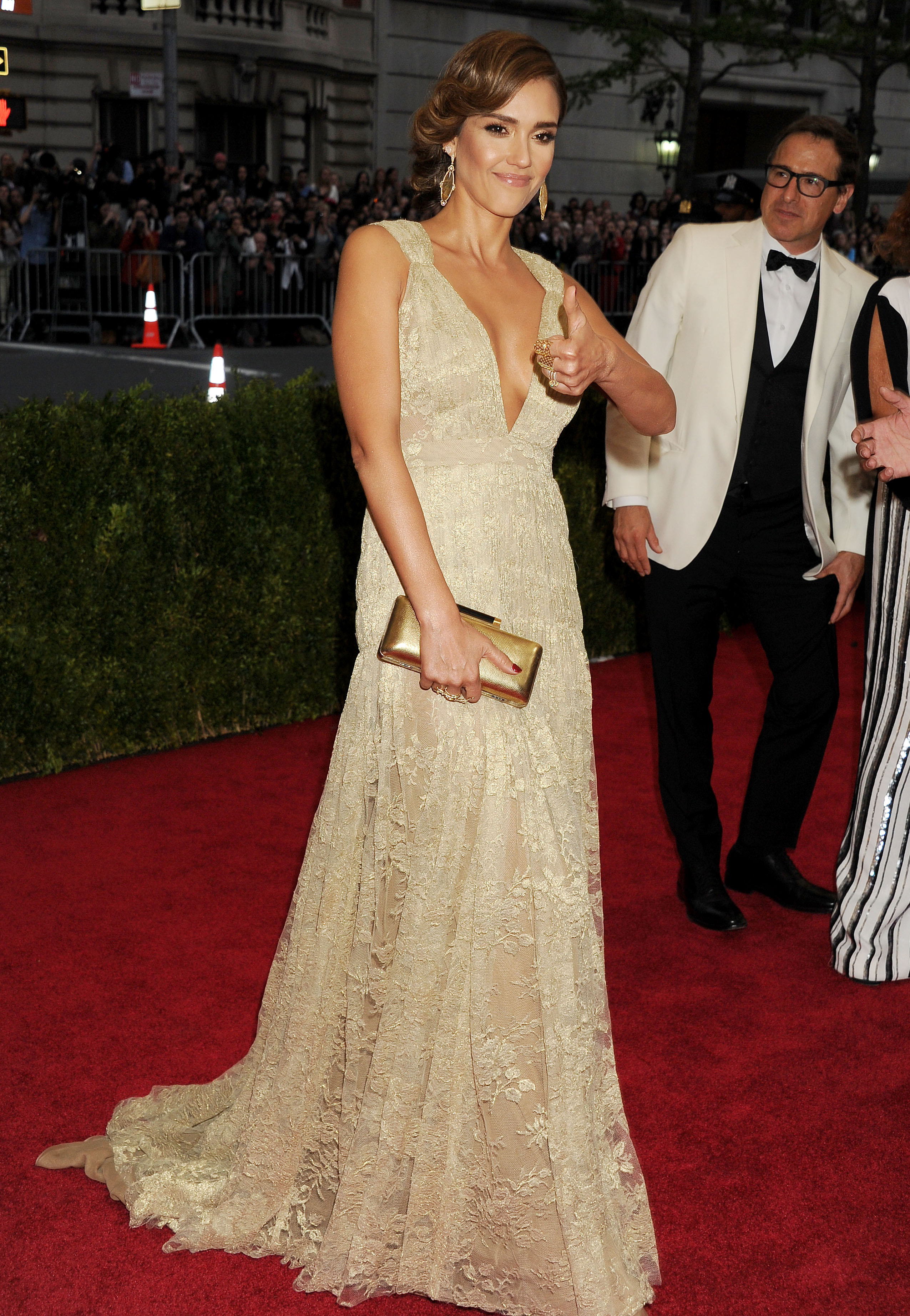 Джессика Альба. Met Gala 2014 в Нью-Йорке