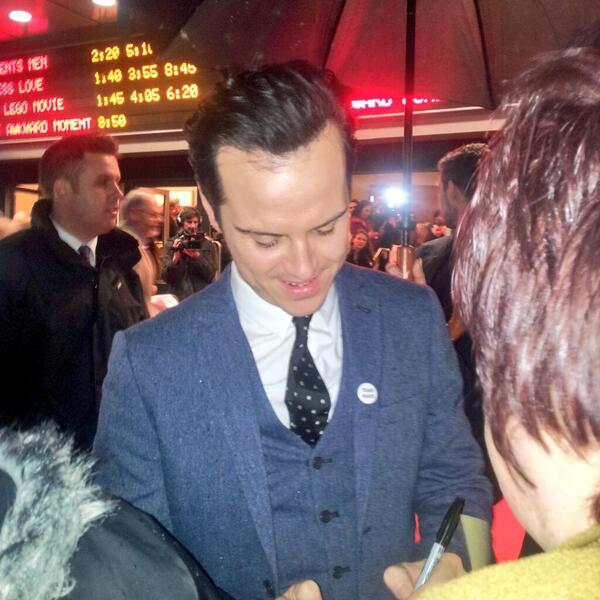 Эндрю Скотт. На "красной дорожке" Дублинского кинофестиваля