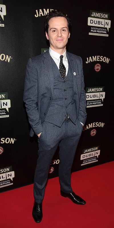 Эндрю Скотт. На "красной дорожке" Дублинского кинофестиваля