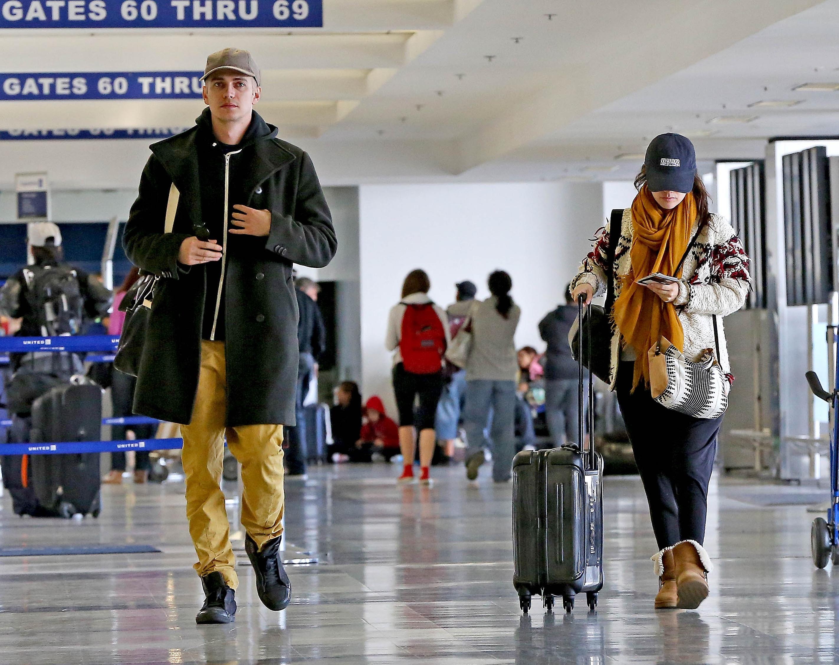 Рэйчел Билсон. Рэйчел и Хайден Кристенсен в аэропорту LAX