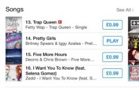 Бритни Спирс. Pretty Girls в Top 20 UK iTunes Chart