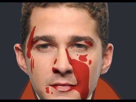 Шайа ЛаБаф. Постановка ранее известной песни "Actual Cannibal Shia LaBeouf"