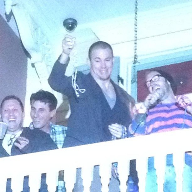 Ченнинг Татум. Ченнинг на празднике Марди Гра 