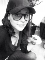 Личное фото из Twitter'а Зурии, сделанное перед передачей «Todo para la Mujer».